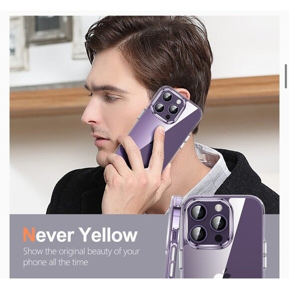 iPhone 14 Pro Case 2 Apple Not-Yellowing 15FT M Grade Drop Protection B2 - Picture 6 of 6